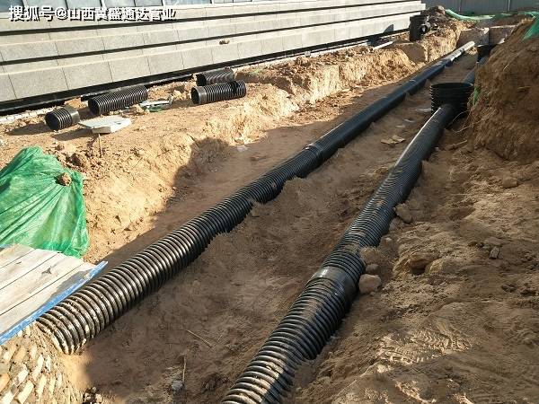 山西冀盛通达管业忻州波纹管工地纪实,忻州工地波纹管施工细节及详情。